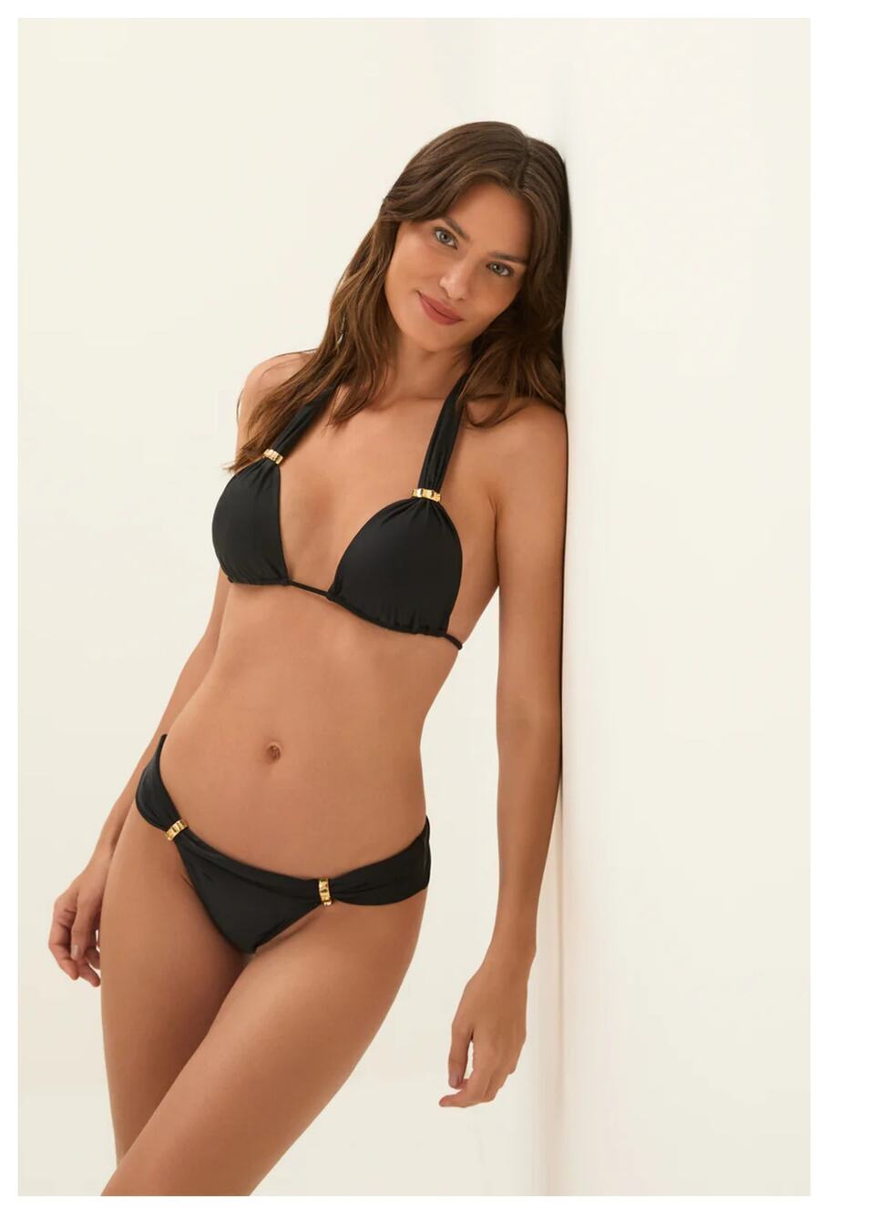 NEW ViX Paula Hermanny Matte Bia Tube Bikini Bottom Size Medium